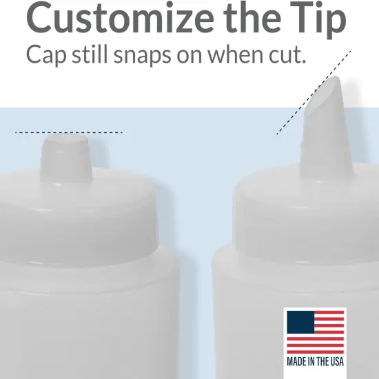 Plastic Squeeze Condiment Bottles {2}