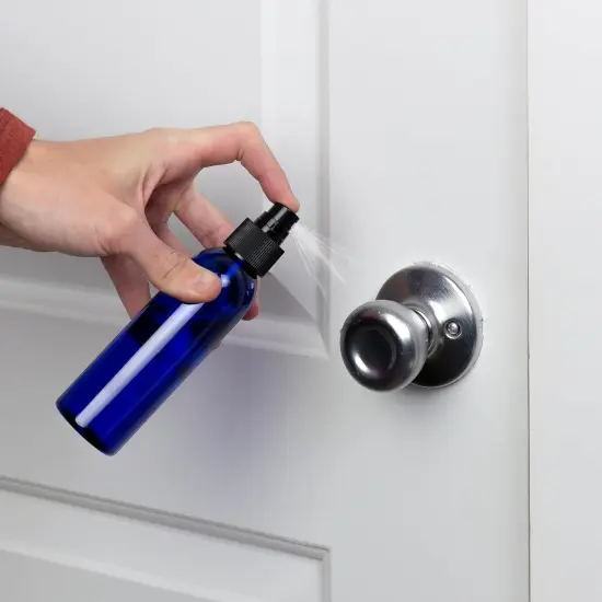 4oz Empty Plastic Spray Bottles - (4 Ounce, Cobalt Blue, 6) {5}