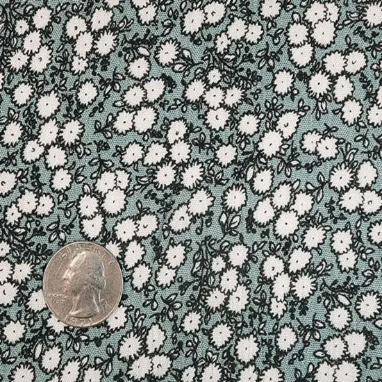 1 Yard Sage Rayon Crinkle Fabric Lightweight Textured Material For Apparel 50/52 Inch Wide {3}