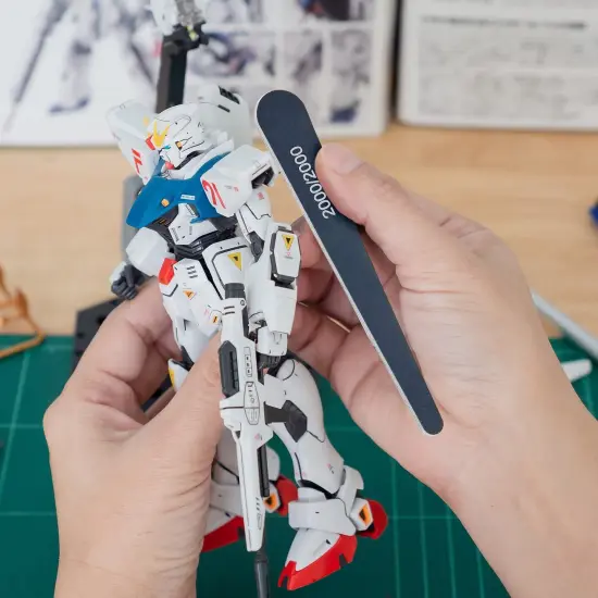 Honoson 20 Pcs Sanding Sticks for Plastic Models Polishing Sticks Assorted Metal and Wood Sanding Tools Accessory for Model Craft Amateur Beginner(Low Grits Rating,Water Drop Style) {3}