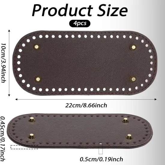 4 Pcs Bag Bases for Crochet {2}