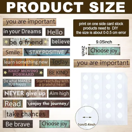 42 Pcs Growth Mindset Inspirational Posters Banners Motivational Posters {2}