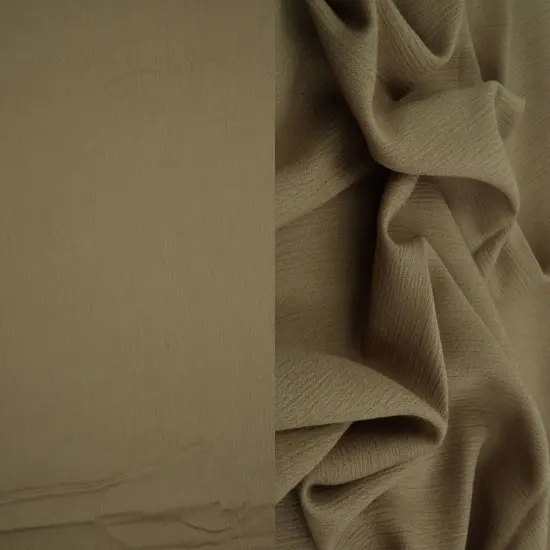 1 Yard Rayon Crepon Solid Woven Fabric Soft Textured Drapery Accent 50/51" Width EGGPLANT {6}