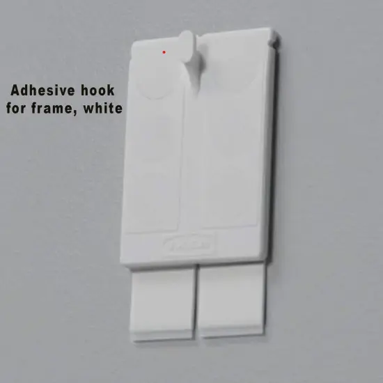 White Adhesive Hook for Frames &ndash; No Drilling Needed for Easy Picture Hanging {2}