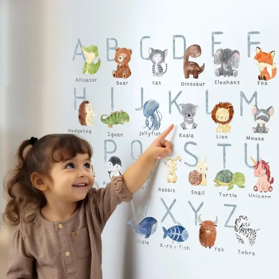 ABC Alphabet Wall Decals for Kids {2}
