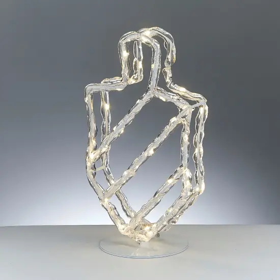 Rite Lite LED Lighted Twinkling Dreidel Hanukkah Decoration - 10" White {5}