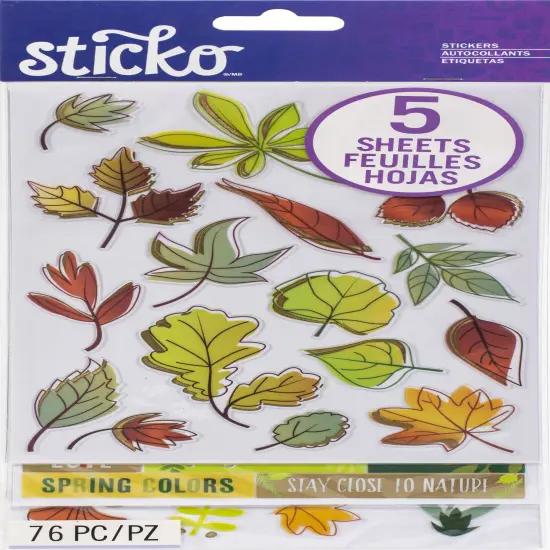 Sticko Themed Flip Pack Stickers 76/Pkg-Nature {1}