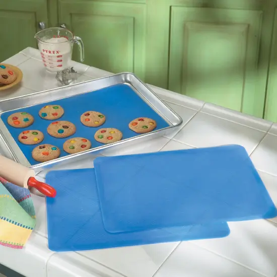 Collections Etc Reusable Silicone Baking Sheet Liners - Set of 3 {1}