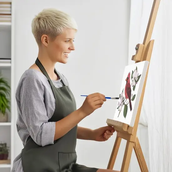 Wild Birds Paint by Numbers Kit for Adults Teens Beginners, DIY Painting Accessories, Brushes Acrylic Paints, Stretched Canvas {2}