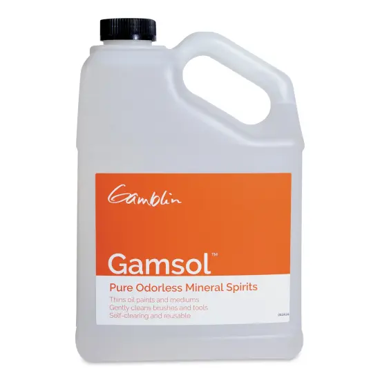 Gamblin Gamsol Odorless Mineral Spirits - 128 oz {1}