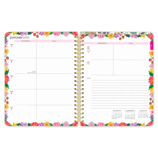 Bonnie Marcus OFFICIAL | 2026 6x7.75 Inch Weekly Desk Planner | Foil Stamped Cover {3}
