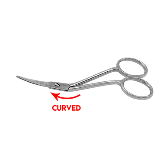 4" Fine Point, Mini Double Curved, Embroidery, Applique Scissors {2}