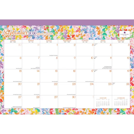 House of Turnowsky OFFICIAL | 2026 17 x 12 Inch Monthly Desk Pad Calendar {3}