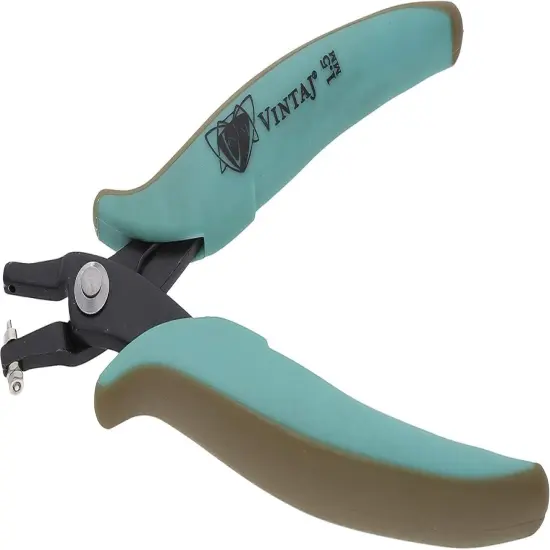 The Beadsmith Vintaj Tools 1.5mm Metal Hole Punch Pliers with Gauge Guard &ndash; Create Clean Holes &ndash; for 22 Gauge Sheet Metal or Thinner &ndash; Not Intended for Thicker Metal {1}