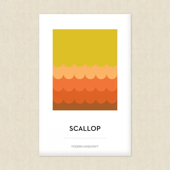 Scallop (mh 006) | Modern Handcraft | Sewing Pattern {1}
