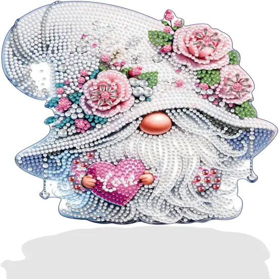 Gnome Tabletop Diamond Art Painting Kit Ornaments {1}