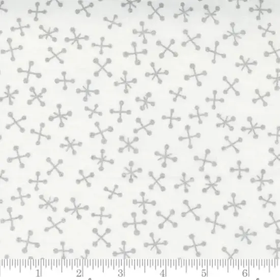 White Silver Whispers Trellis Metallic 44"/45" Fabric Per Yard {1}