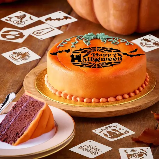 Halloween Stencils, 56 Pack Pumpkin Painting Stencil Ornament(3 Inch) , (Halloween) {5}