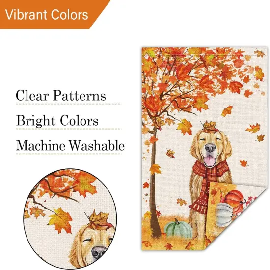Welcome Fall Garden Yard Flag 12x18inch(Orange, Green, Brown) {1}