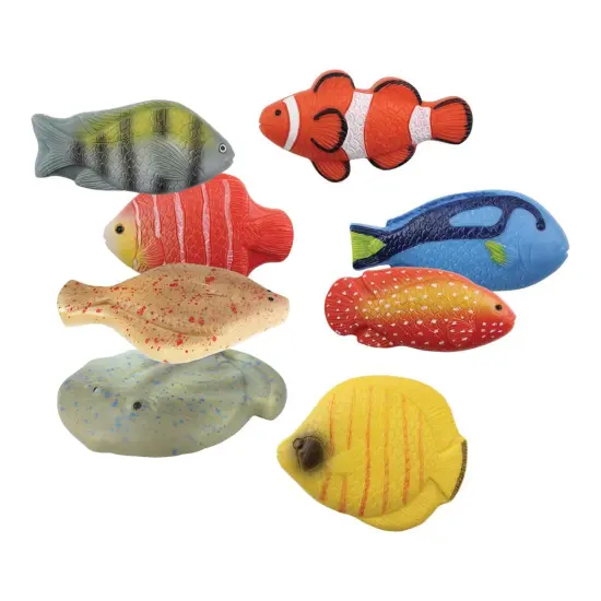 Yellow Door Sensory Play Stones: Fish - 8 Pieces {1}