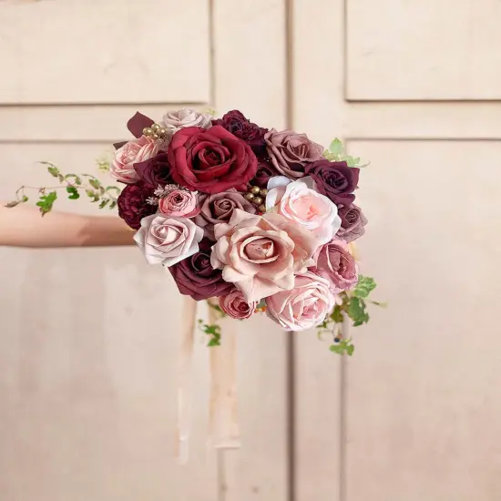 DIY Wedding Bouquet Bridal Baby Shower Centerpiece Table Decorations {5}