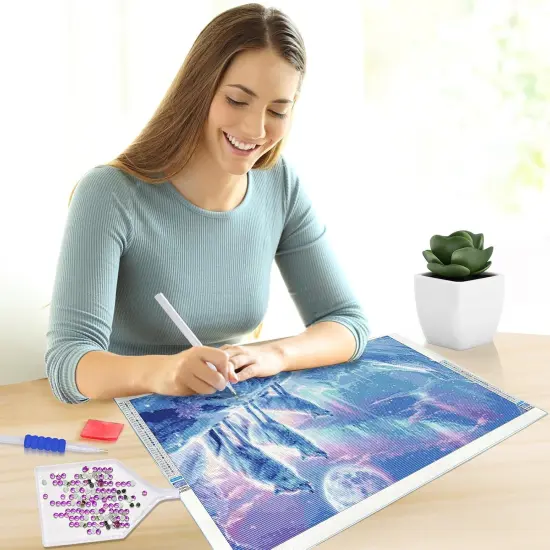 5D Wolf Diamond Art Kits {2}