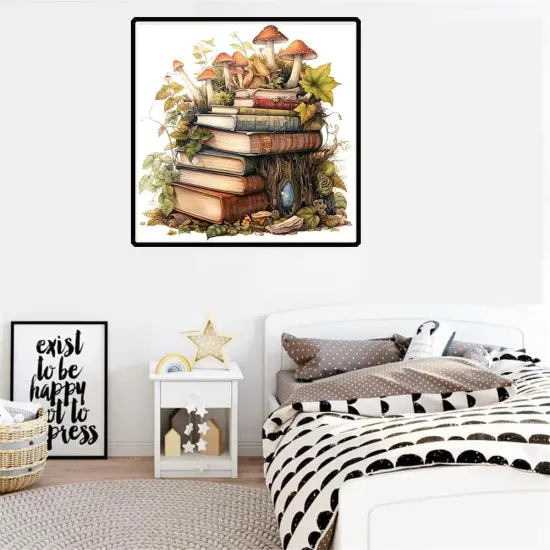 Magic Books Mushrooms Diamond Art Painting Kits {3}