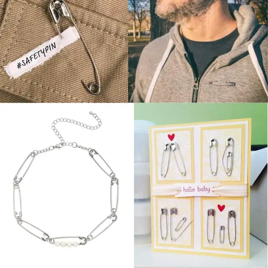 1000 Pcs 1.1 inch Safety Pins,Small Safety Pins, Mini Safety Pins Small, Nickel Plated {5}