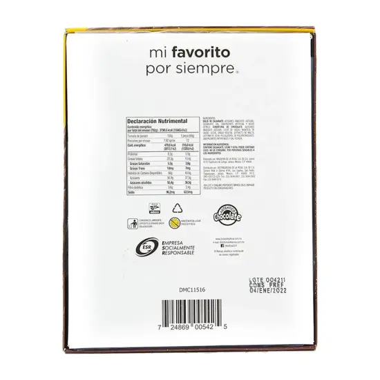 De La Rosa Mazapan Gigante con Chocolate | 12ct {4}