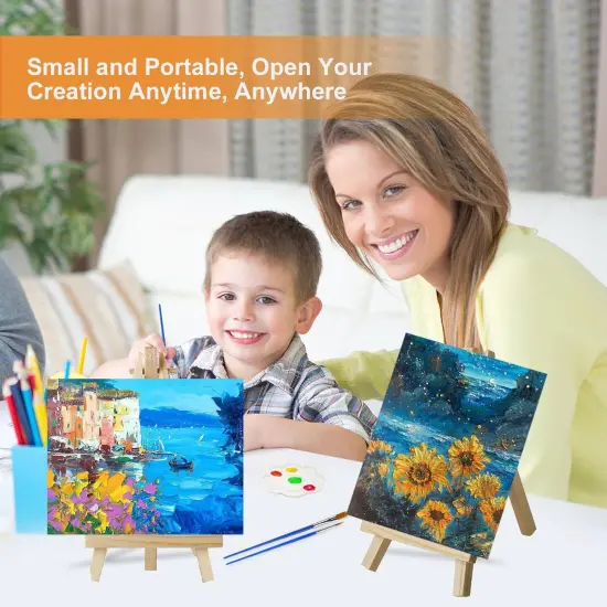 10 Pack Canvas Painting Kit for Adults {5}