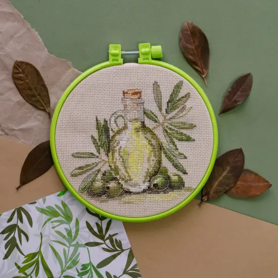 Counted Cross stitch kit - Olive aroma {1}