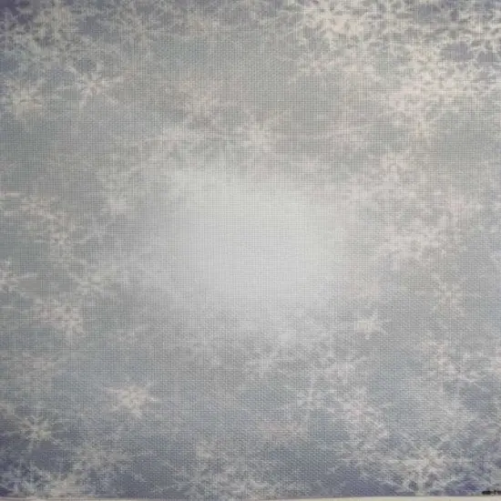 Starry Frost Designer Printed AIDA Fabric. Canvas for embroidery with an applied backgroundKF-1196A {1}