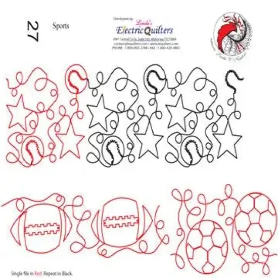 027 Sports Pantograph by Linda V. Taylor {1}