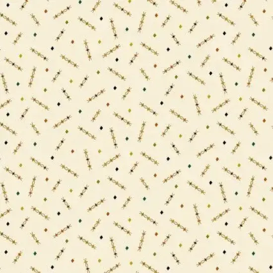 Cream Wheat Confetti Sprinkles Cotton Wideback Fabric per yard {1}