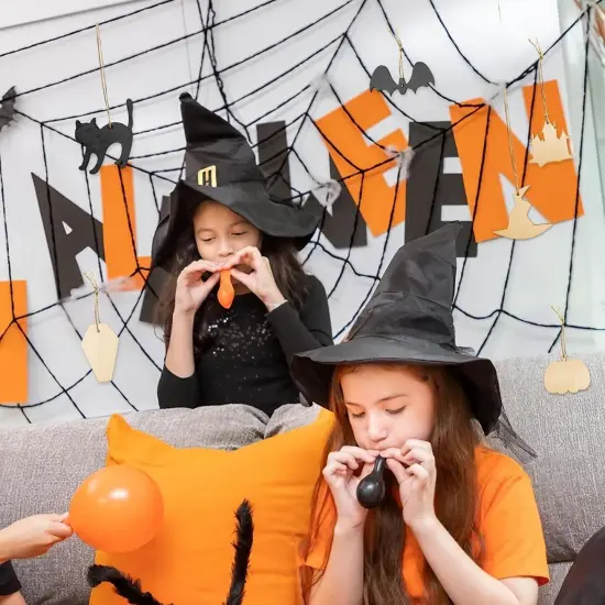 60 Pcs Halloween Wooden Craft Kit - DIY Unfinished Slices Crafts {5}