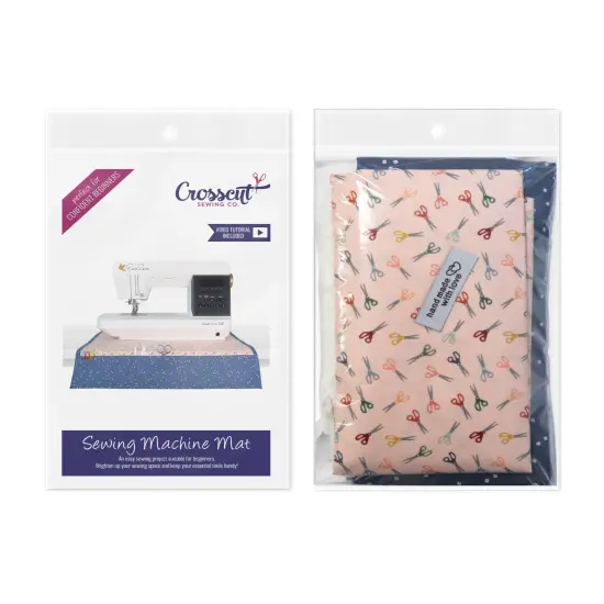 Crosscut Sewing Co.&reg; Sewing Machine Mat Sewing Project Kit for Beginners with Fabric, Instructions and Video Scissors {2}