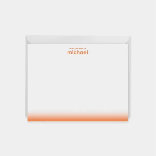 Neon Ombre Edge Note Cards VIII {1}