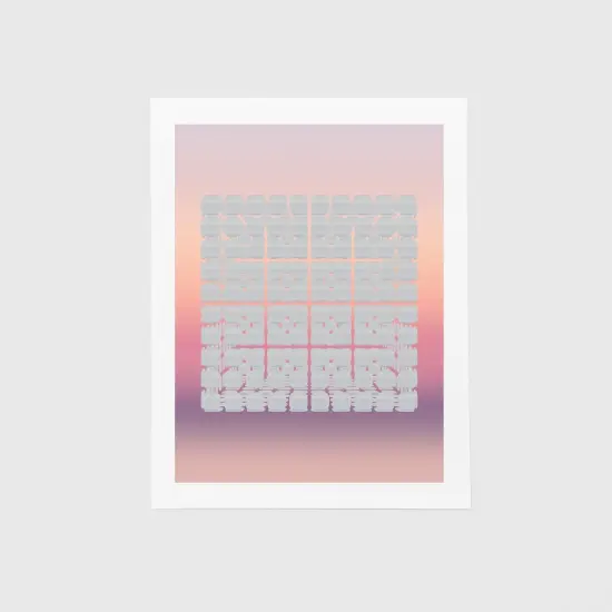 Pink Sunset Panel Grid {3}
