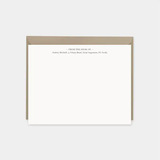 Wood Brindle Note Cards II {6}