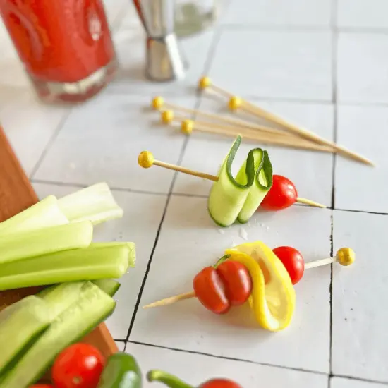 Gold Cocktail Picks Pack of 25 {3}