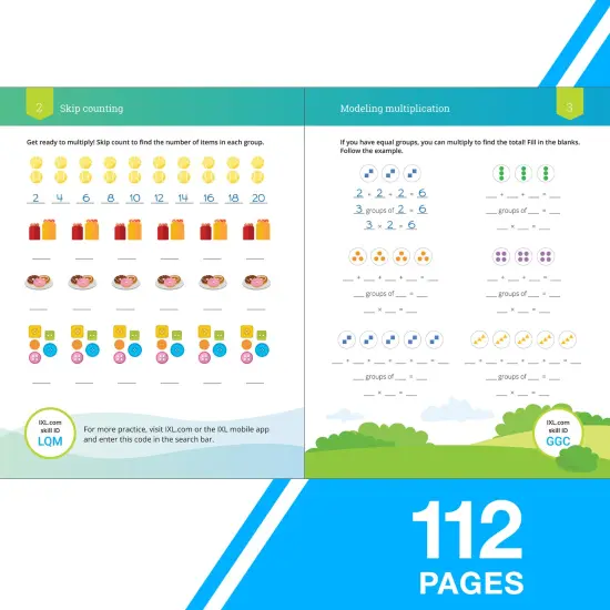 IXL Multiplication 3rd Grade Math Workbook, Mathematics Book for Kids Ages 8-9 Covering Times Table Facts and Properties, Models for Multiplying, and More {3}