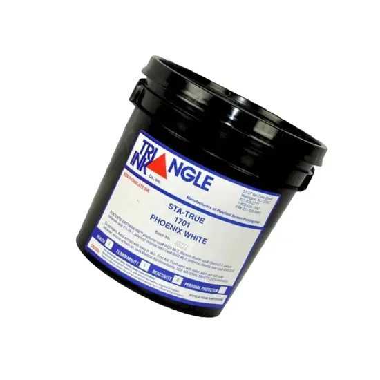 Phoenix White Sta-True Series Low Bleed Plastisol Ink &nbsp;1701 Phoenix White {3}