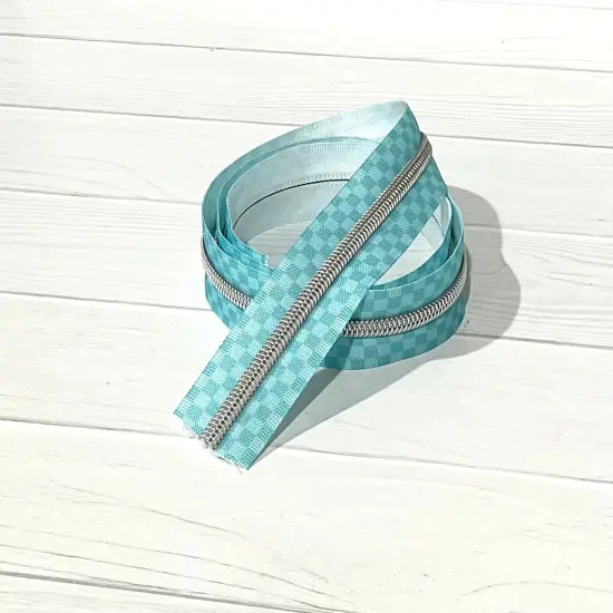 Tonal Check tape with Silver teeth {5}