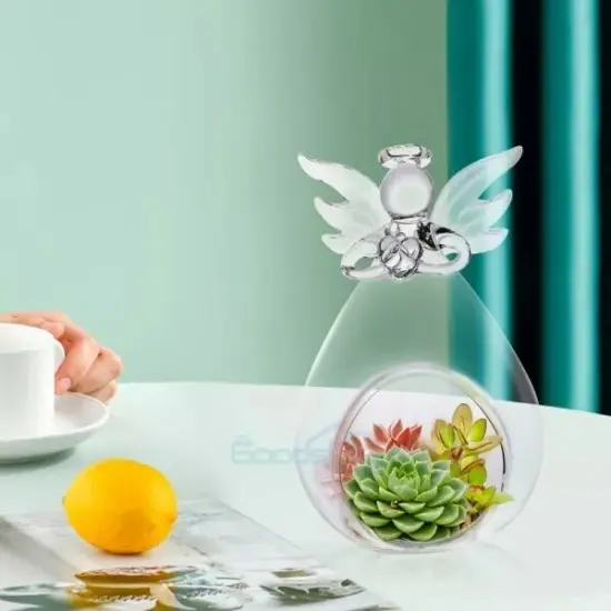 2 Flower Hanging Vase Glass Planter Plant Terrarium Container Home Wedding Decor {4}