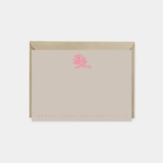 Magnolia Grandiflora Botanical Note Cards II {1}