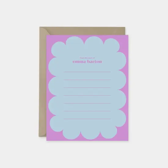 Scallop Border Note Cards VI {3}