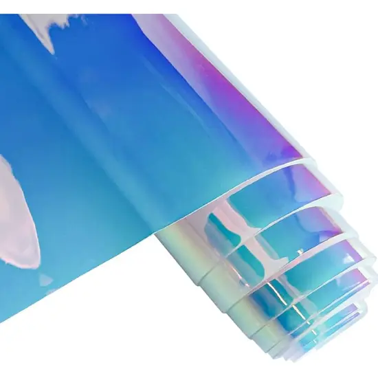 Creative Vinyl - Fantasy Rainbow Film 20X50Ft 10 Silver Rainbow {5}