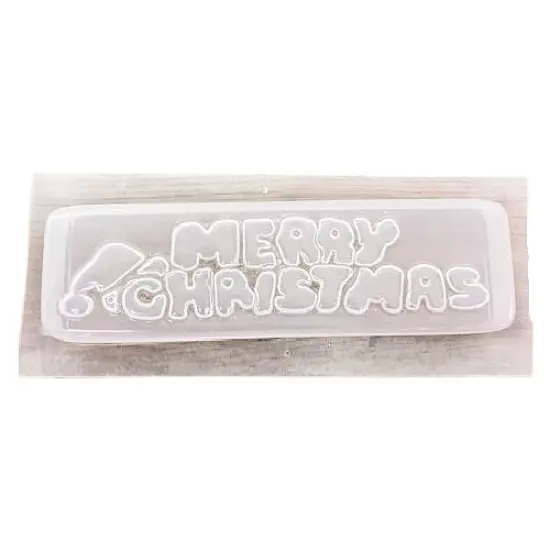 Merry Christmas Bar - DB Bath Bomb Moulds {1}