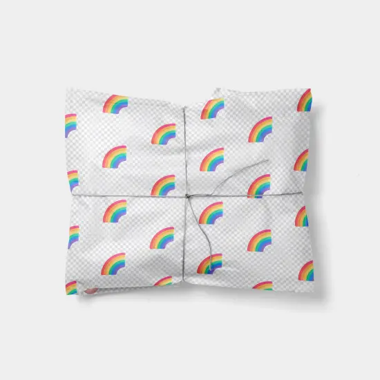 Rainbow Emoji Gift Wrap {1}