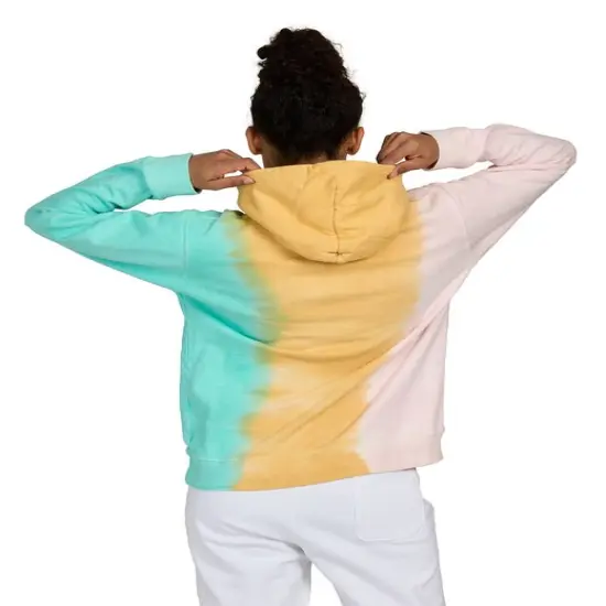 US Blanks&reg; Rainbow Tie-Dye Hooded Sweatshirt MULTICOLOR {6}